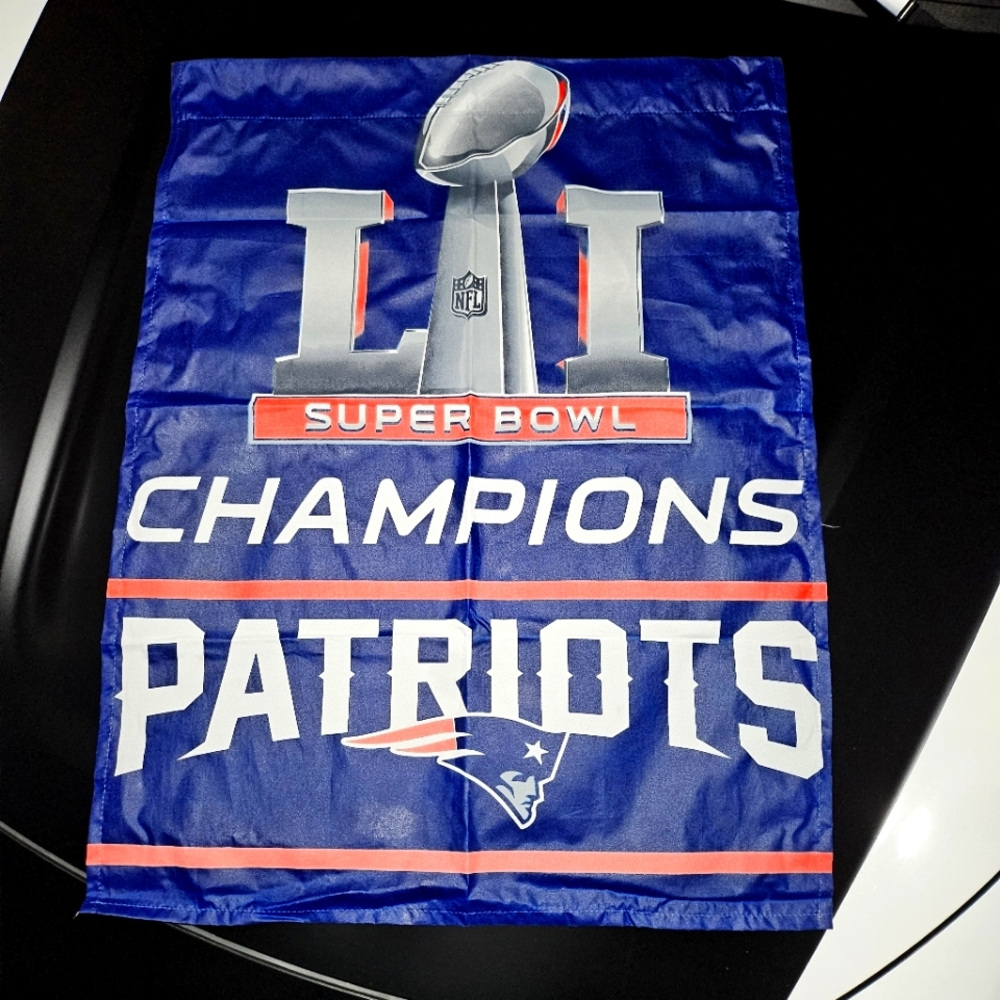 New England Patriots SBLI Championship Flag